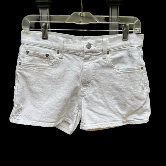 GAP Pants - Gap 1969 white slim denim shorts, size 28, 2/3 inches inseam
